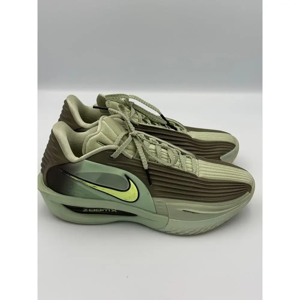Nike GT Cut 3 ZoomX Basketball Shoes Olive Aura Barely Green US Size 6